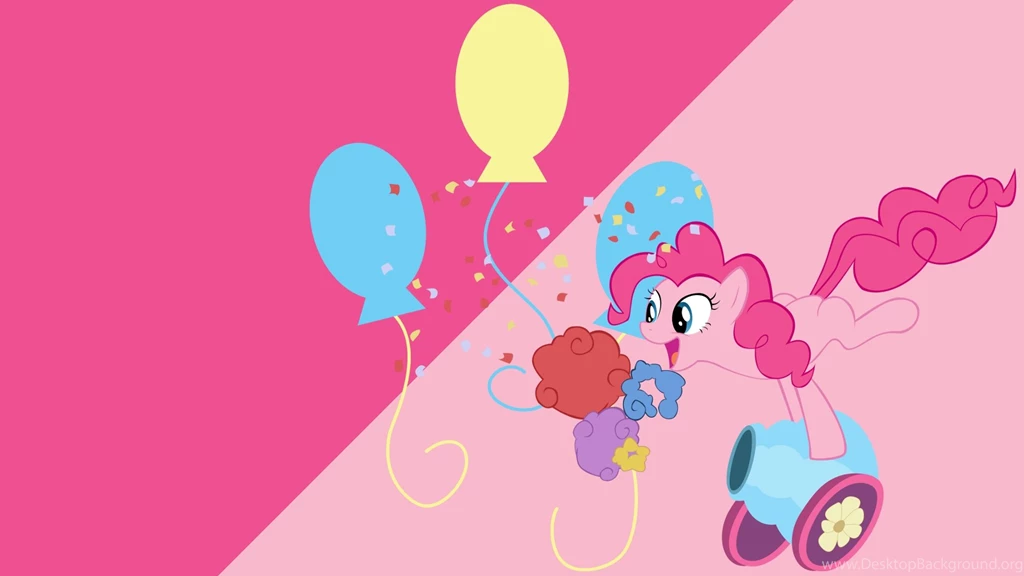 Pinkie Party Cannon, Pinkie Pie, Minimalist, 1920x1080 HD ...
