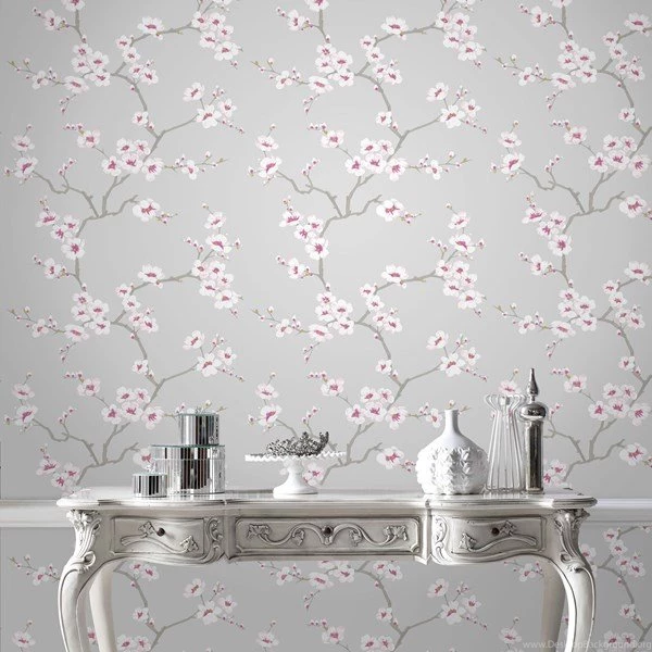Apple Blossom Tree Grey Wallpapers By Graham And Brown