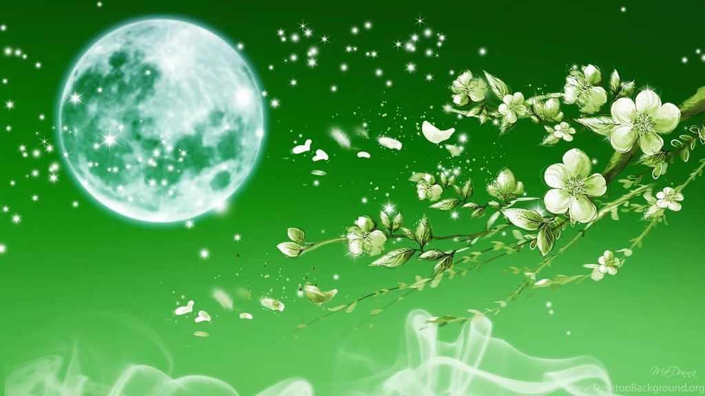 Apple Blossoms Green HD Desktop Wallpapers : Widescreen : High ...