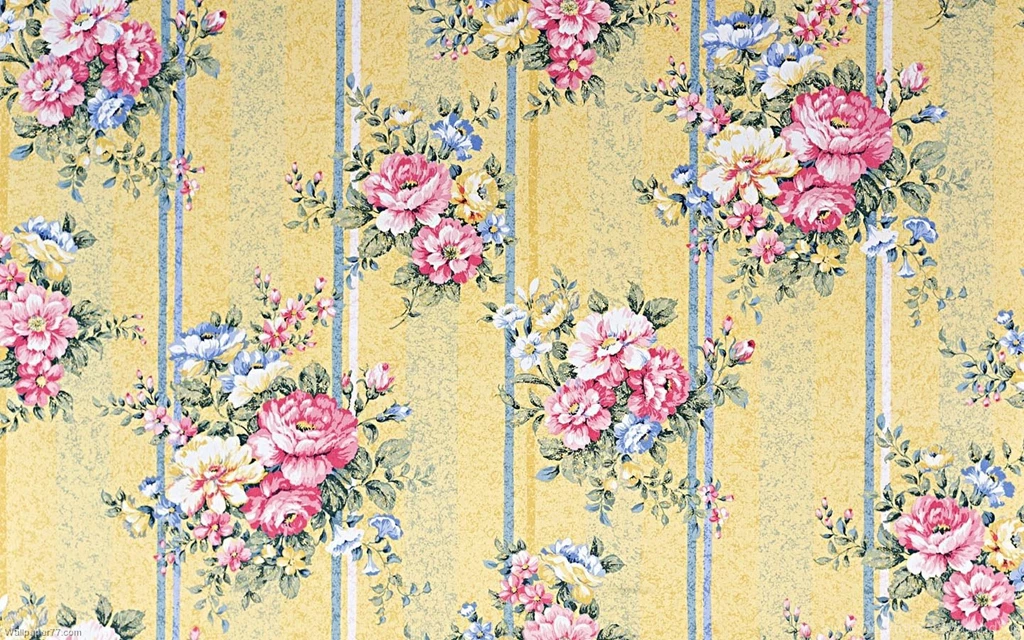 Old Vintage Floral Wallpapers Patterns