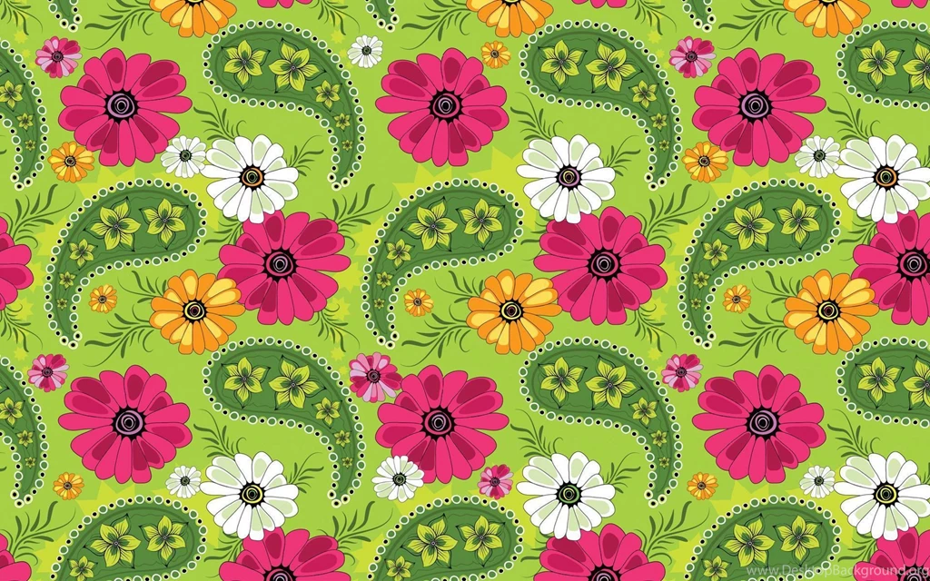 Green Floral Pattern, Leaves, 2880x1800 HD Wallpapers And FREE ...
