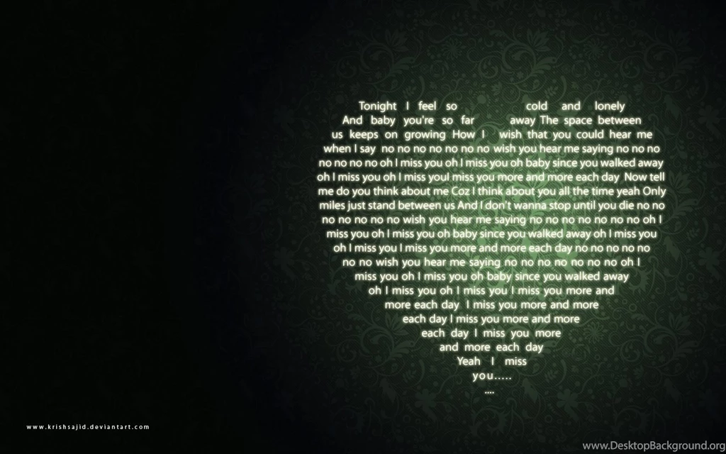 Miss You Backgrounds Wallpapers Zone