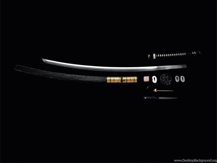 Katana Japanese Blade Swords Black Backgrounds 1600x1200 Wallpapers ...