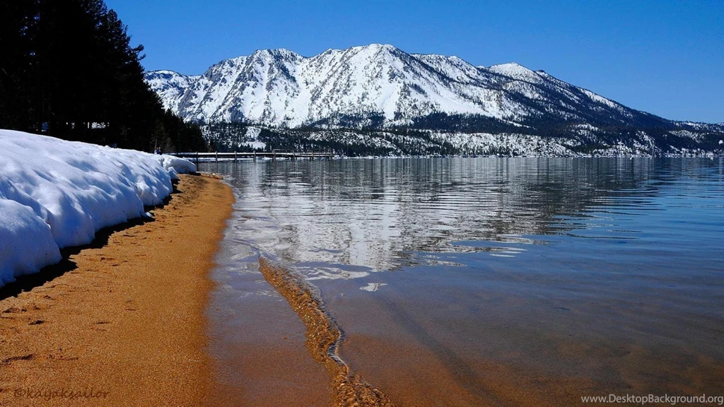 Nature Beach Lake Tahoe Widescreen Wallpapers