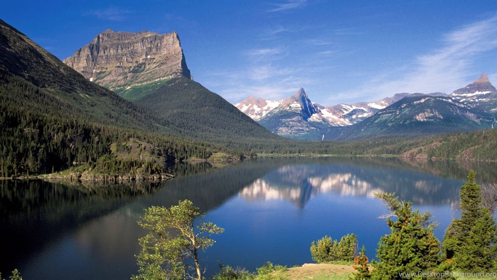 Landscapes Sun Point Glacier National National Park Montana ...