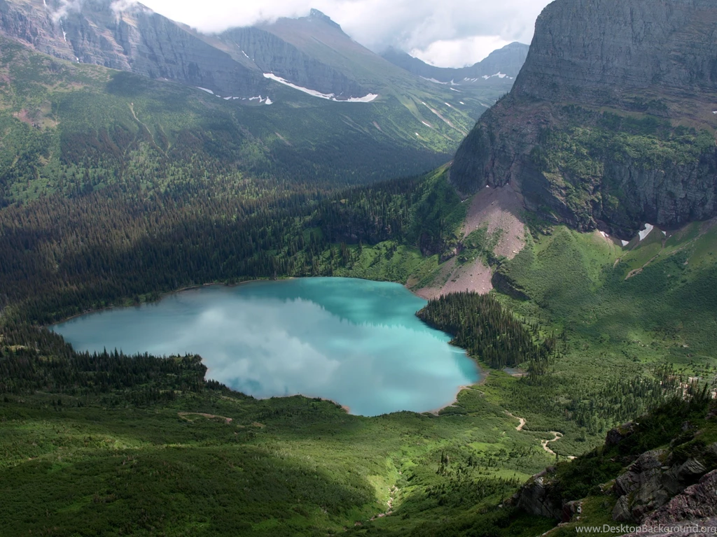 Wallpapers Parks Grinnell Lake Glacier National Park [USA, Montana ...