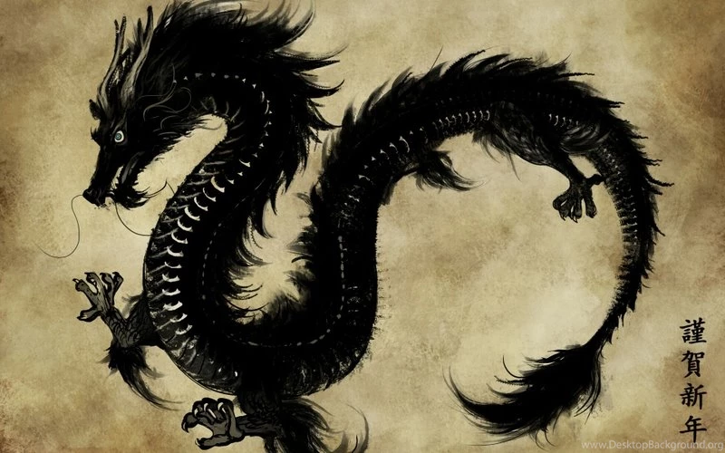 Dragons,black Black Dragons Chinese Artwork 1920x1200 Wallpapers ...