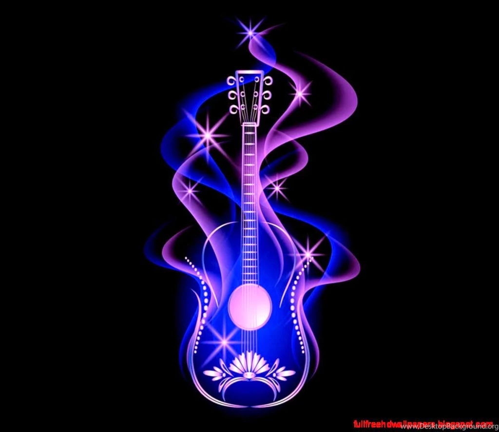 Cool Purple Guitar Hd Wallpapers