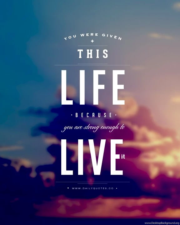 Life Is Live Quotes Wallpapers