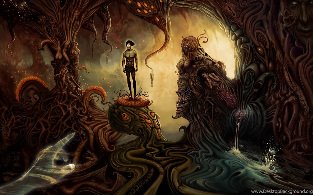 Dark Fantasy Landscapes Ghost Caves Wallpapers