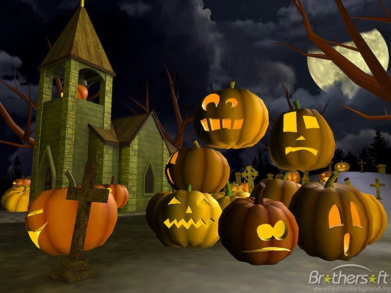 Coby's Blog: 3d Halloween Desktop Wallpapers