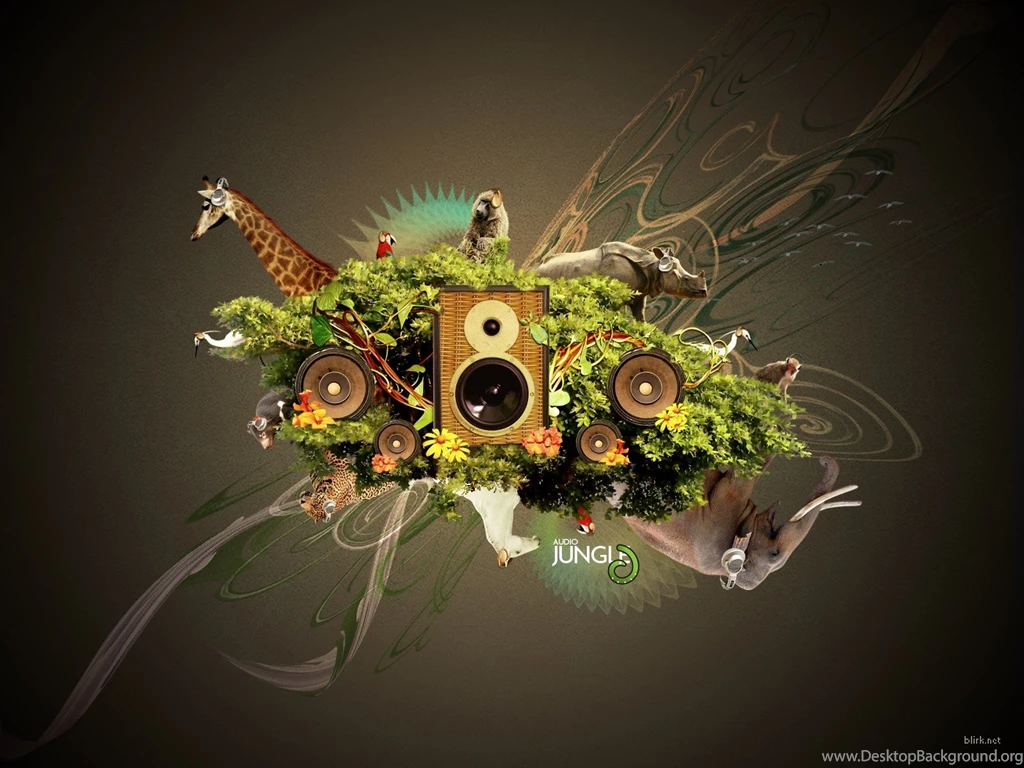 Wallpapers Pop Art Audio Jungle Dj Music Musik Collage Graphic ...