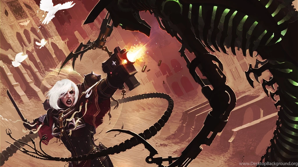 2560x1440 Girl, Warhammer 40 000, Necron, Art, Sisters Of Battle ...