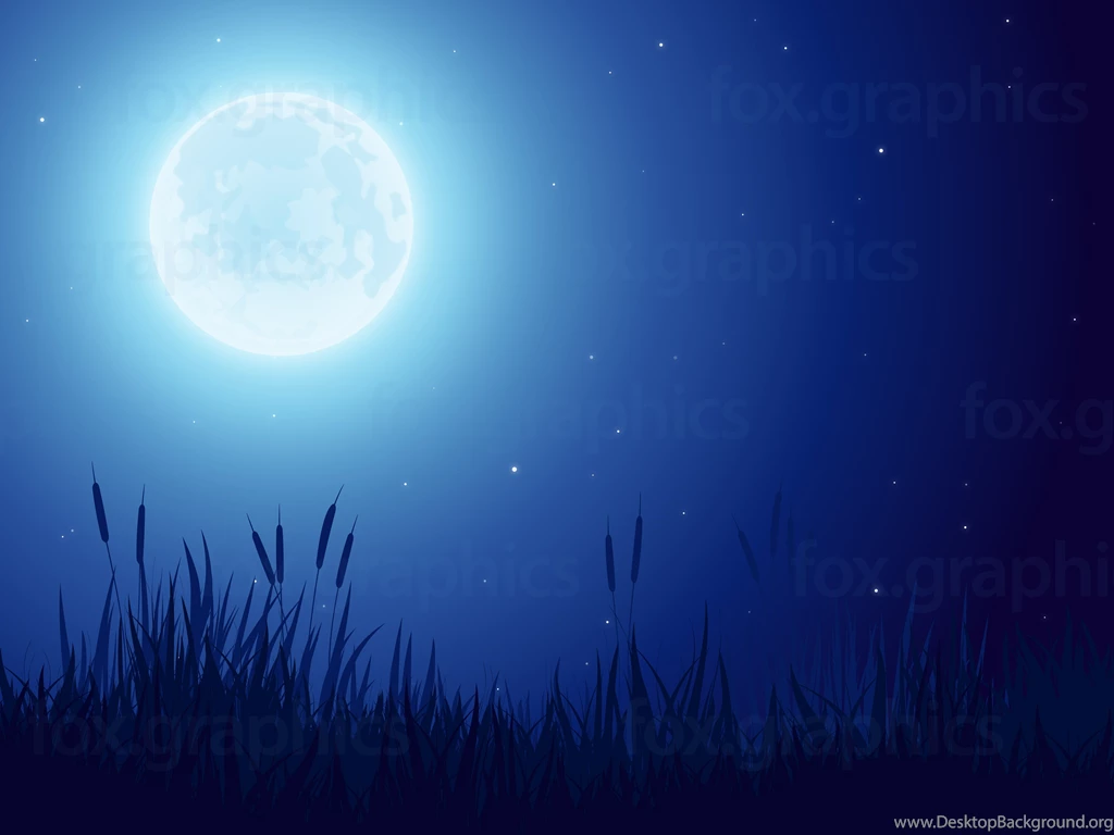 Full Moon Backgrounds Fox Graphics