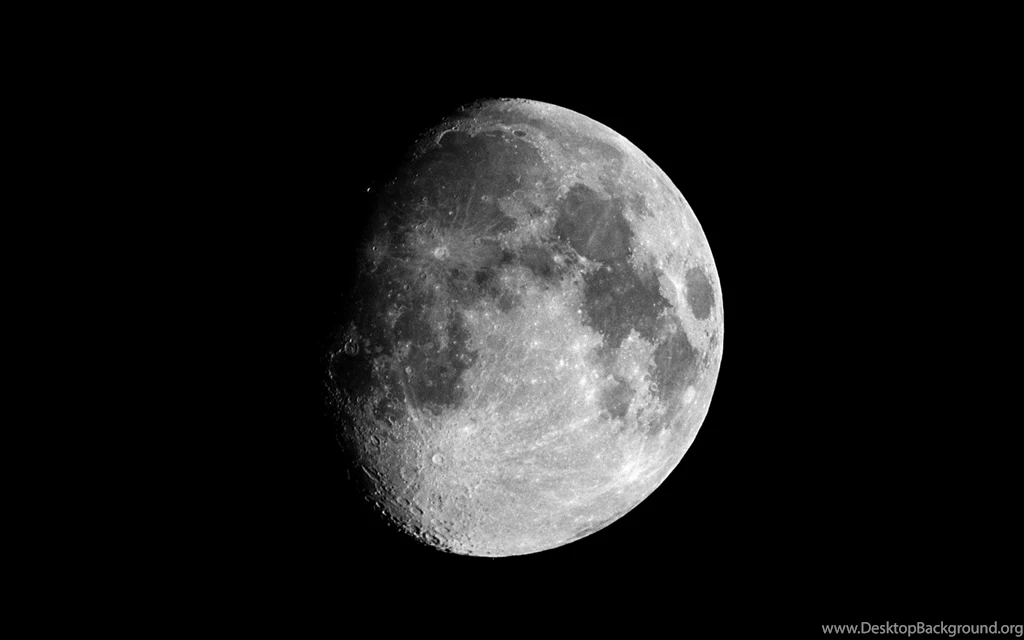 Greyscale, Moon, Background, Wallpaper, Space (