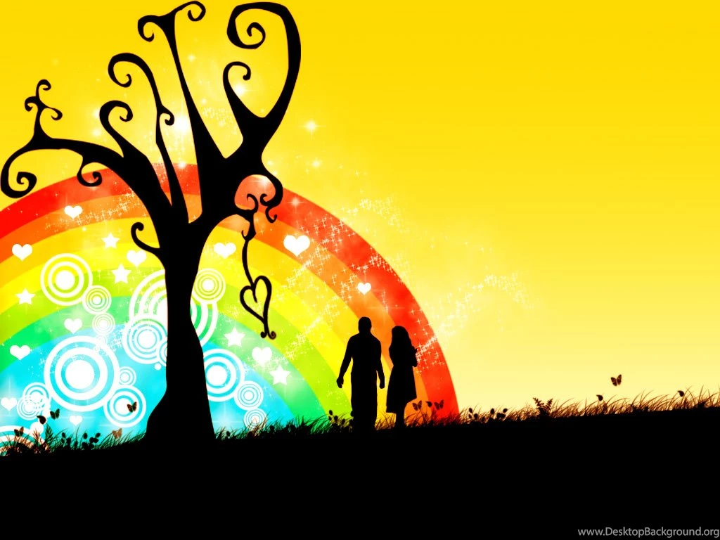 Download Love Rainbow Wallpapers
