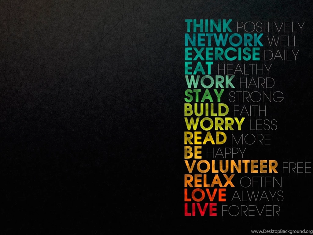 1600x1200 Eat, Exercise, Build, Be, Text, Read, Think, Wallpapers ...