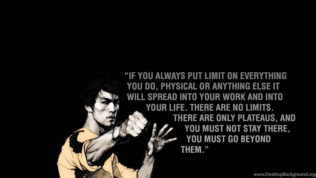 Bruce Lee Text Wallpapers
