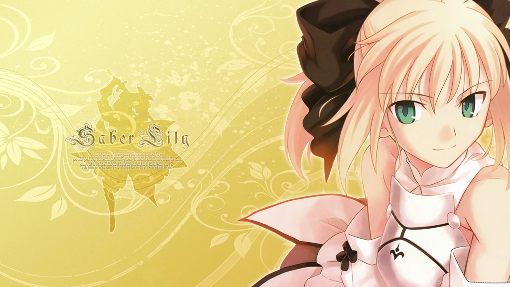 Fate Unlimited Codes Fate Series Saber Saber Lily Wallpapers ...