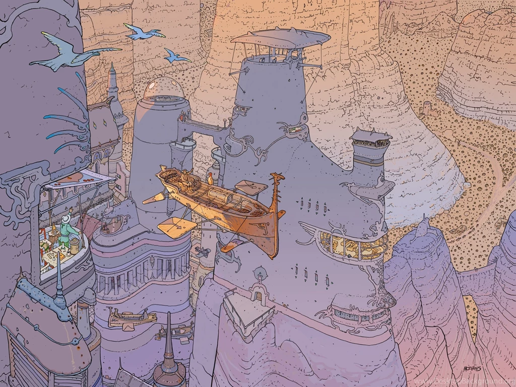 Download Wallpapers, Download 2560x1920 Graphic Art Moebius ...