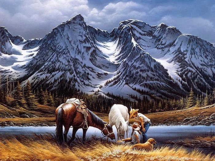 For Purple Mountain Majesties Terry Redlin Paintings Wallpapers ...