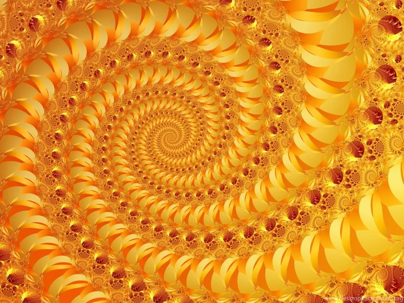 Fractal Art By Vicky, Gold Leaf 2 Wallpapers