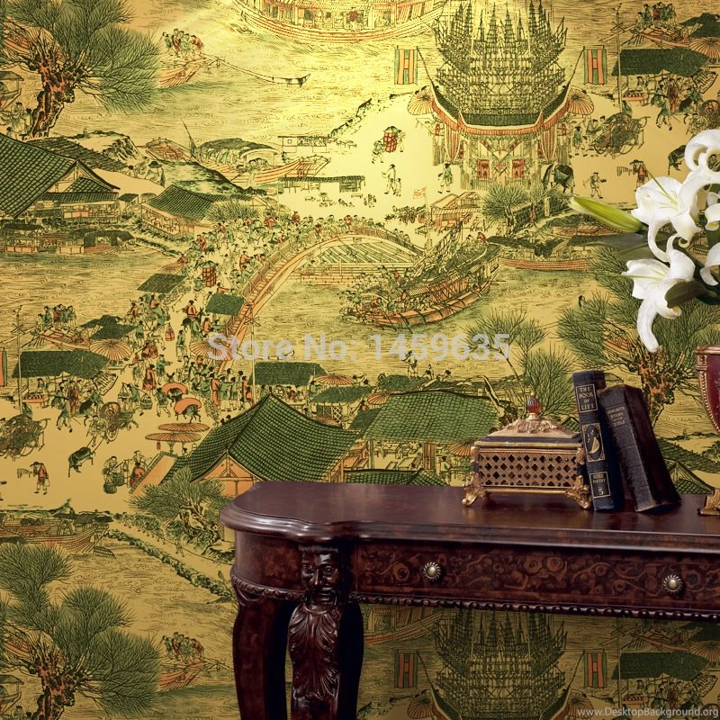 Popular Wallpapers Gold Leaf Buy Cheap Wallpapers Gold Leaf Lots ...