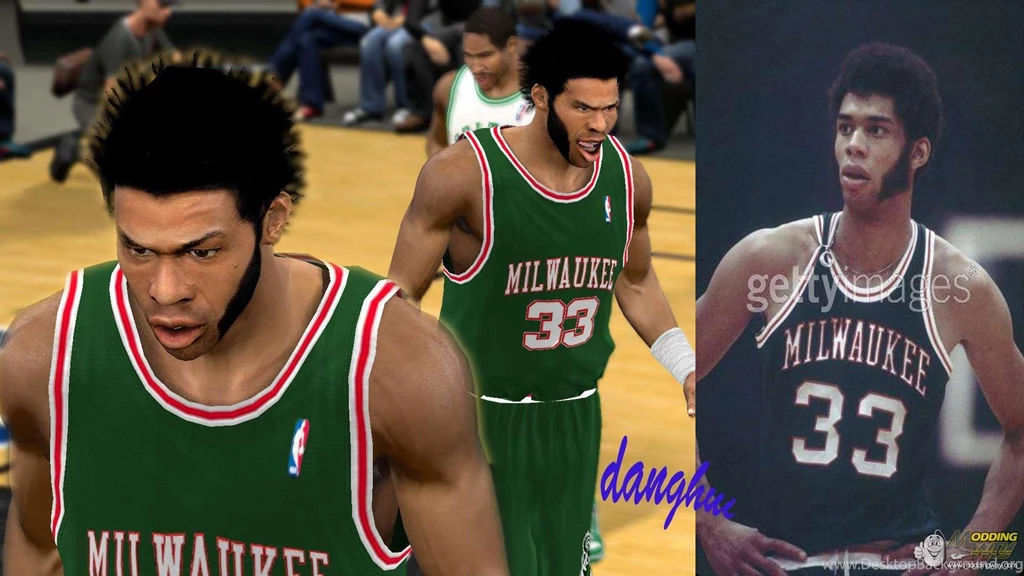 Kareem Abdul Jabbar Cyber Face Young NBA 2K11