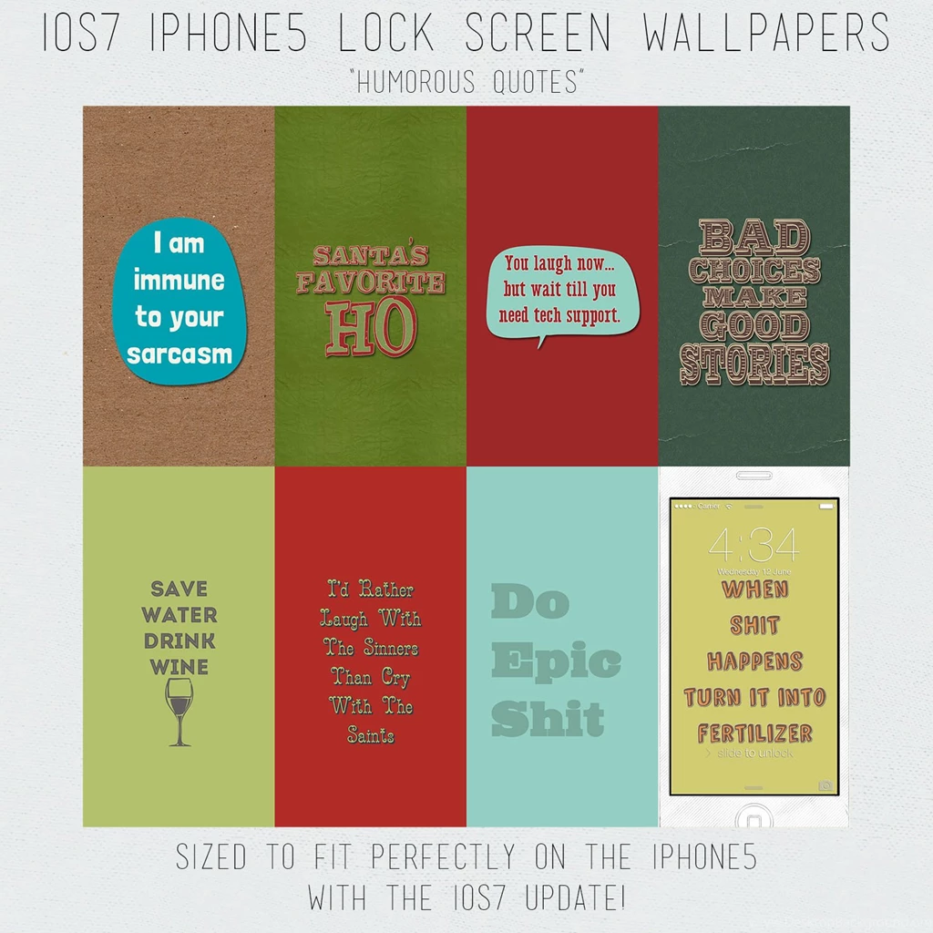 IOS7 Iphone 5 Lock Screen Wallpapers Quotes By HGGraphicDesigns On ...