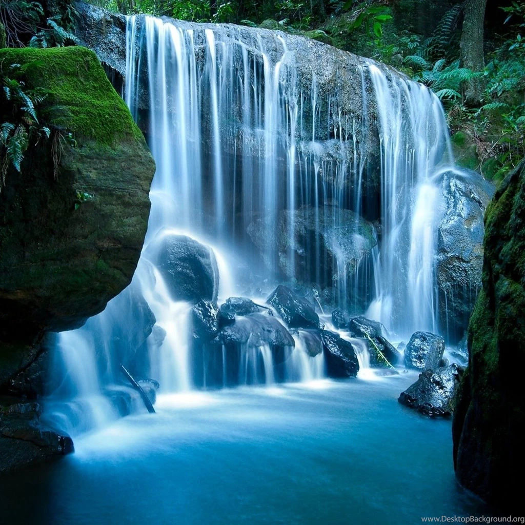 Tropical Waterfall Backgrounds