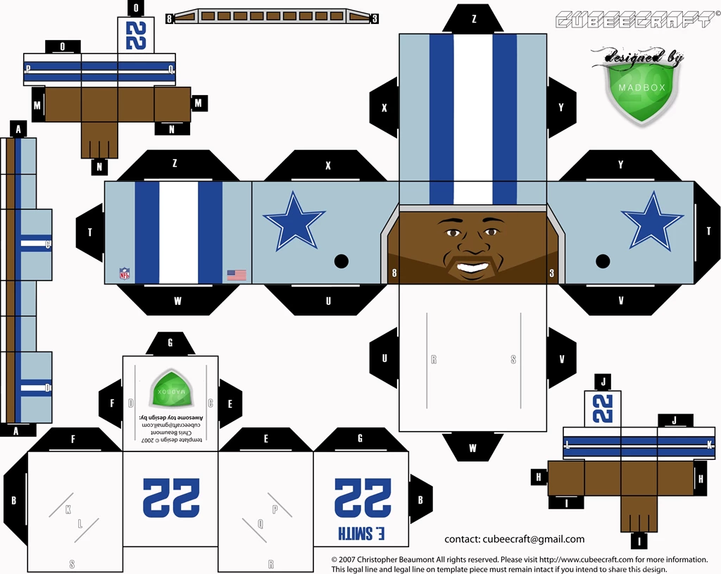Emmitt Smith Cubee By 1madhatter On DeviantArt