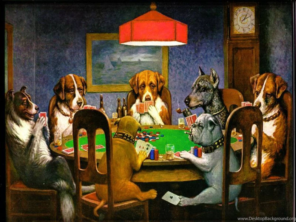 Dogs Playing Poker Wallpapers Wallpapers Cave