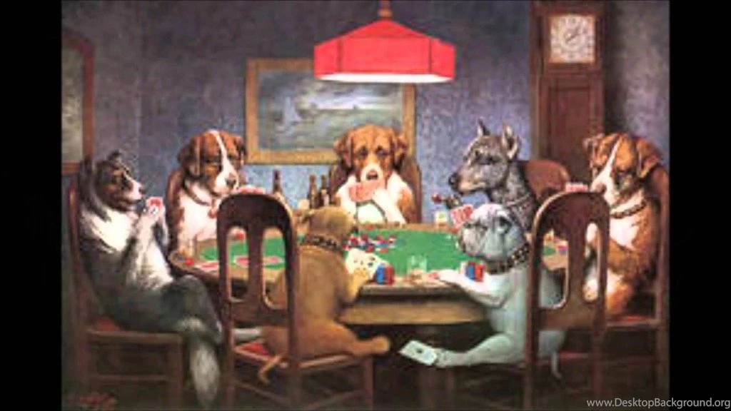 Wallpaperbo Dogs Playing Poker High Resolution Wallpapers