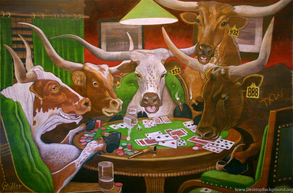 Follow The Piper: Dogs Playing Poker