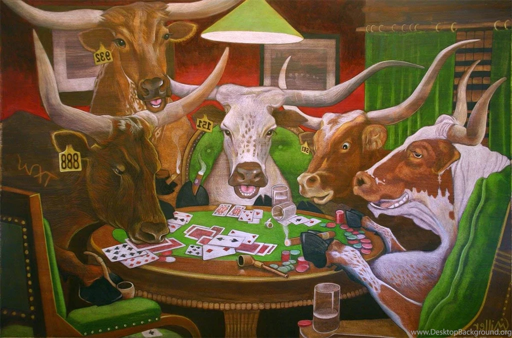 Animais E Do Poker