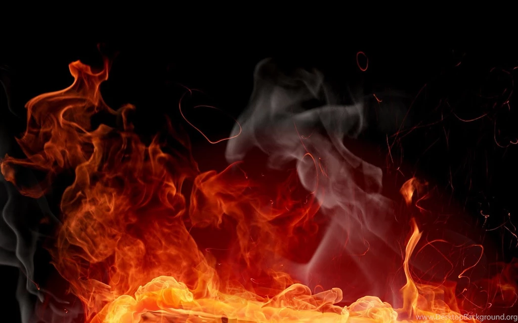 Black Fire Smoke   Wallpaper.