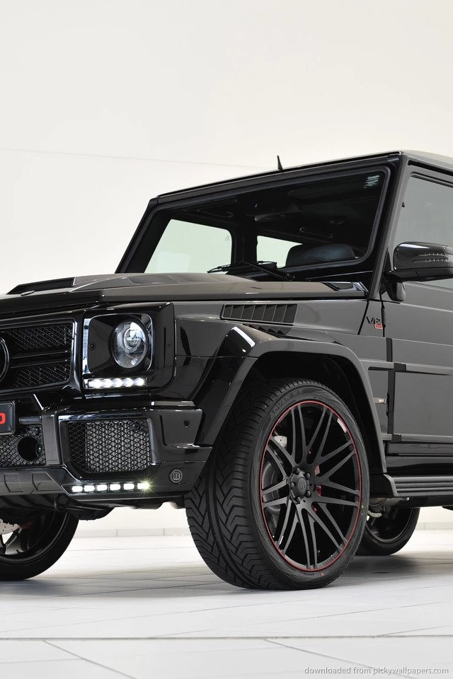 Download Brabus 800 IBusiness G65 AMG Front Wallpapers For iPhone 4