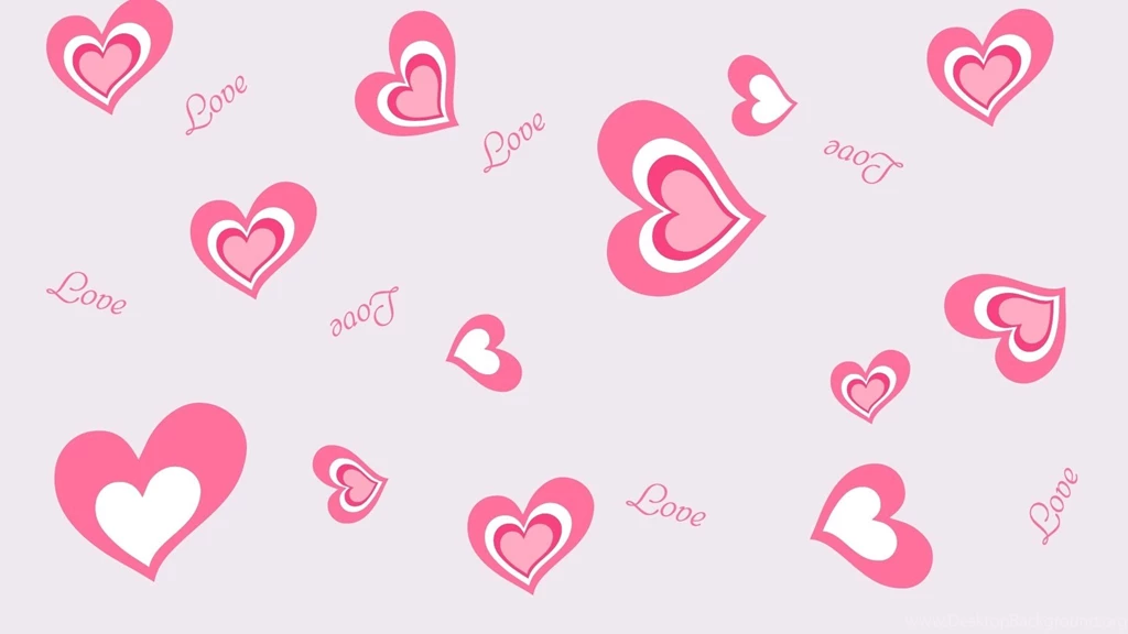 Pink Heart Love Wallpapers