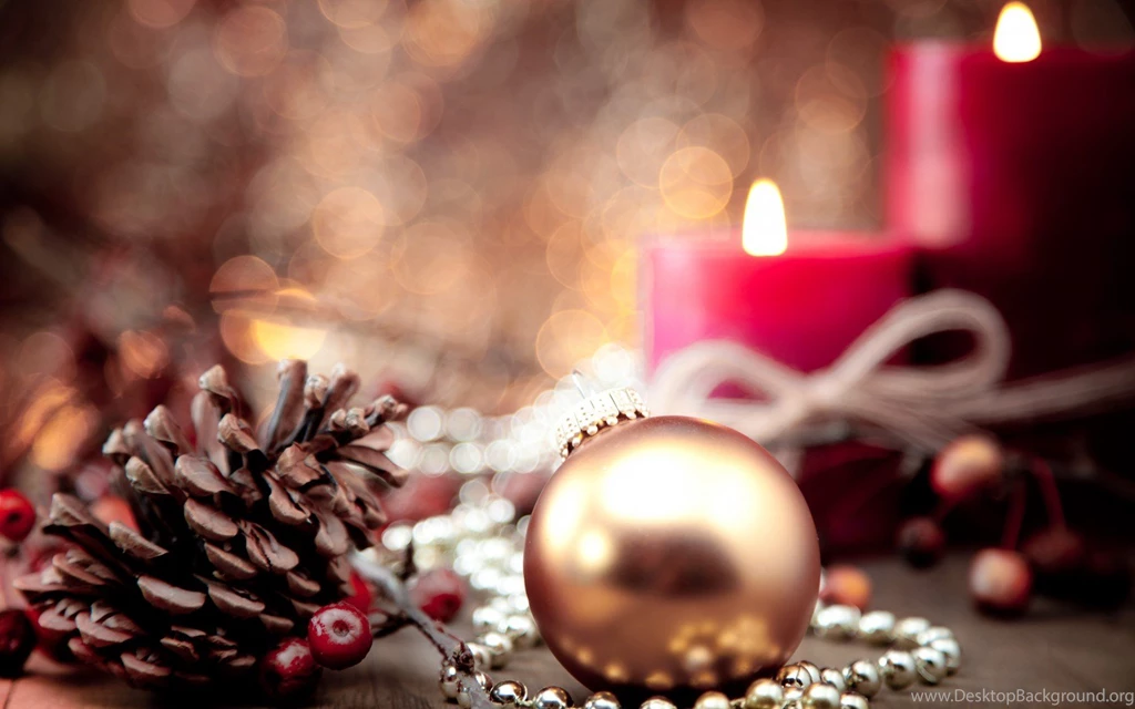 Free Holiday Candles Wallpapers