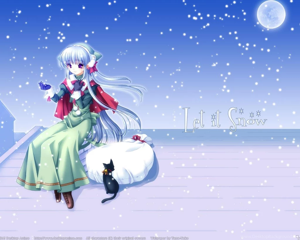 LET IT SNOW WALLPAPER   (