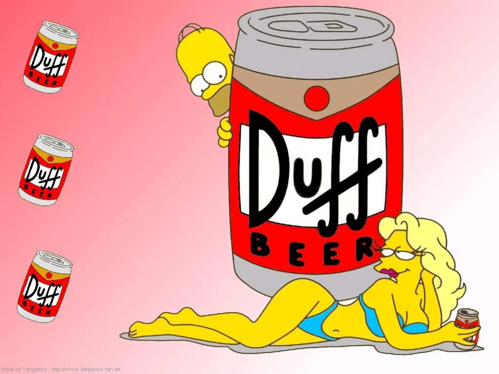 DUFF BEER WALLPAPER (