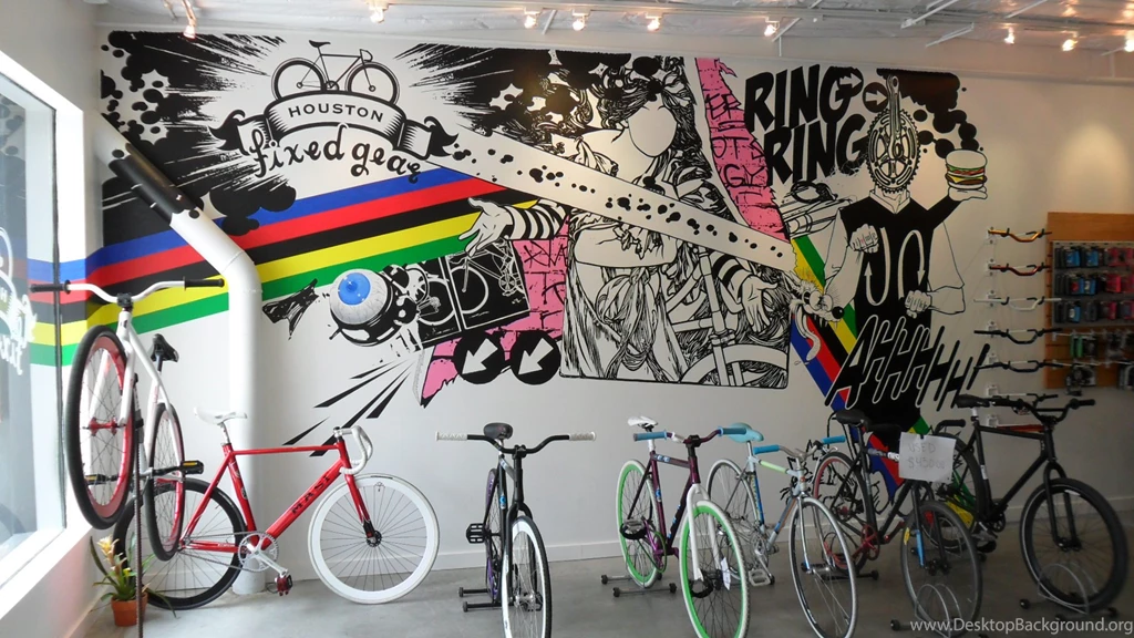 Bike Shelves Now At Houston Fixed Gear!
