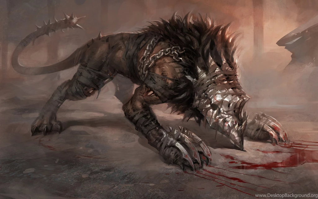 Download Wallpapers 3840x2400 Cerberus, Dog, Art Ultra HD 4K HD ...
