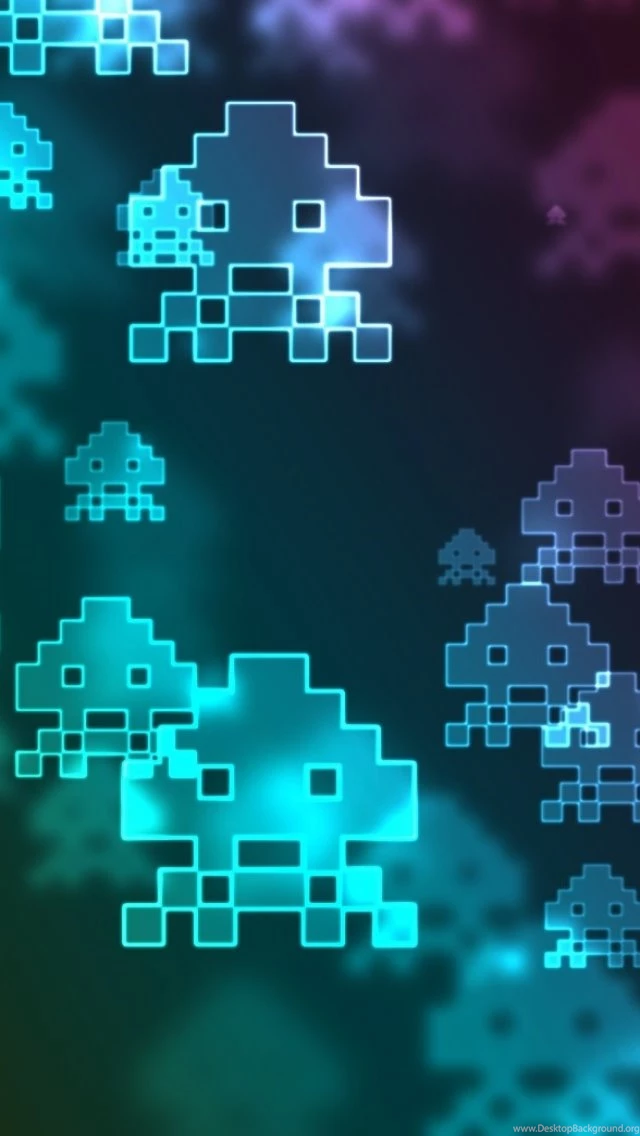 iPhone 5 Video Game/Space Invaders Wallpapers ID: 45448