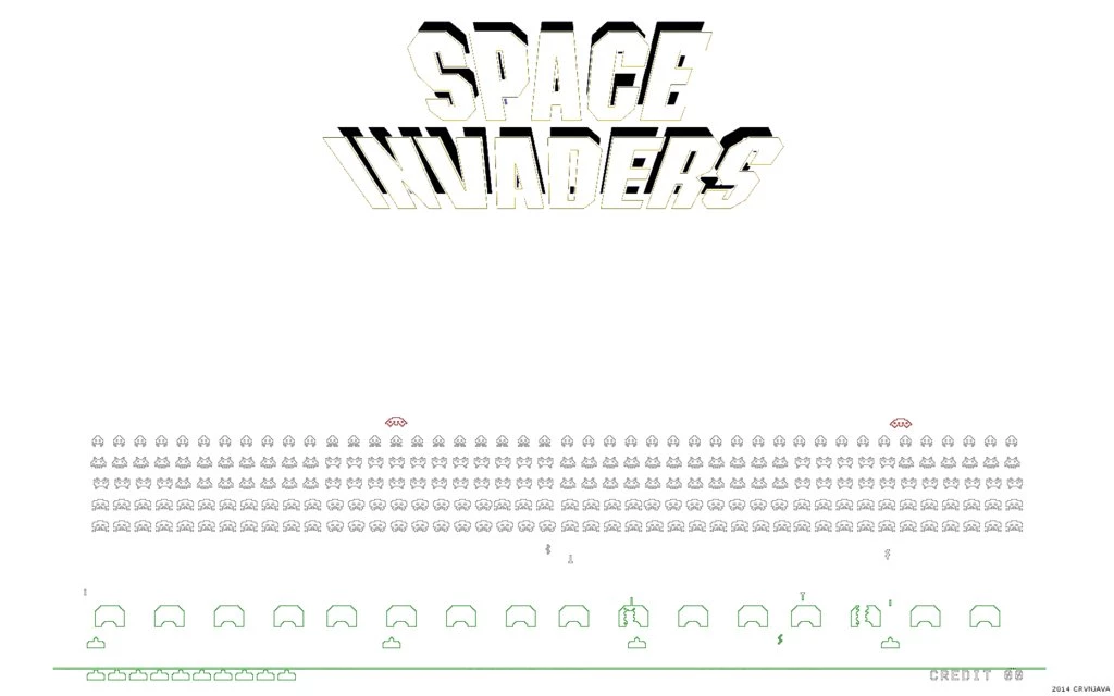 Space Invaders White Out Wallpapers By Crvnjava67 On DeviantArt