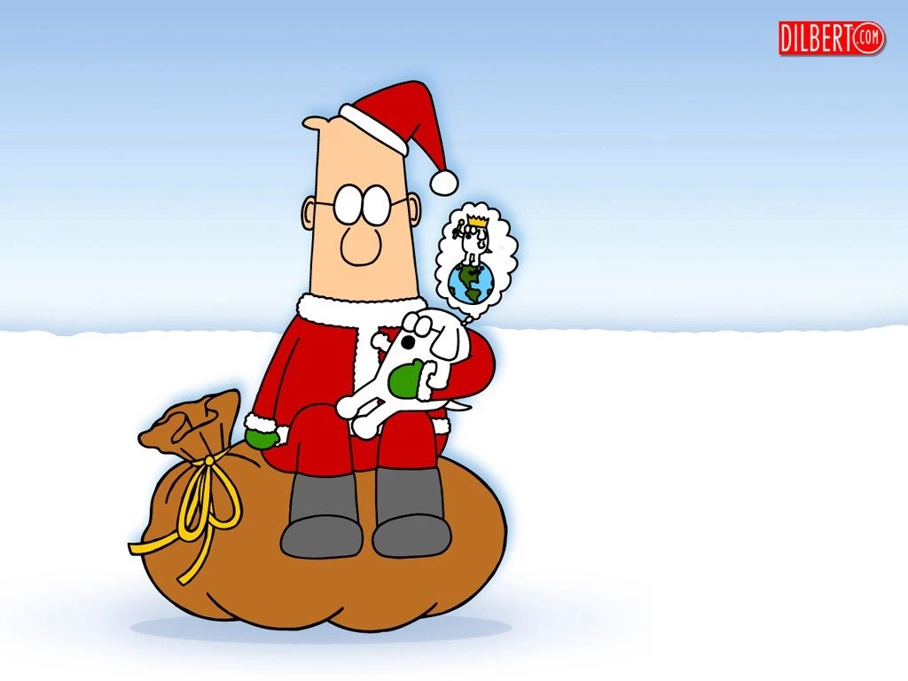 My Free Wallpapers Cartoons Wallpapers : Dilbert Christmas