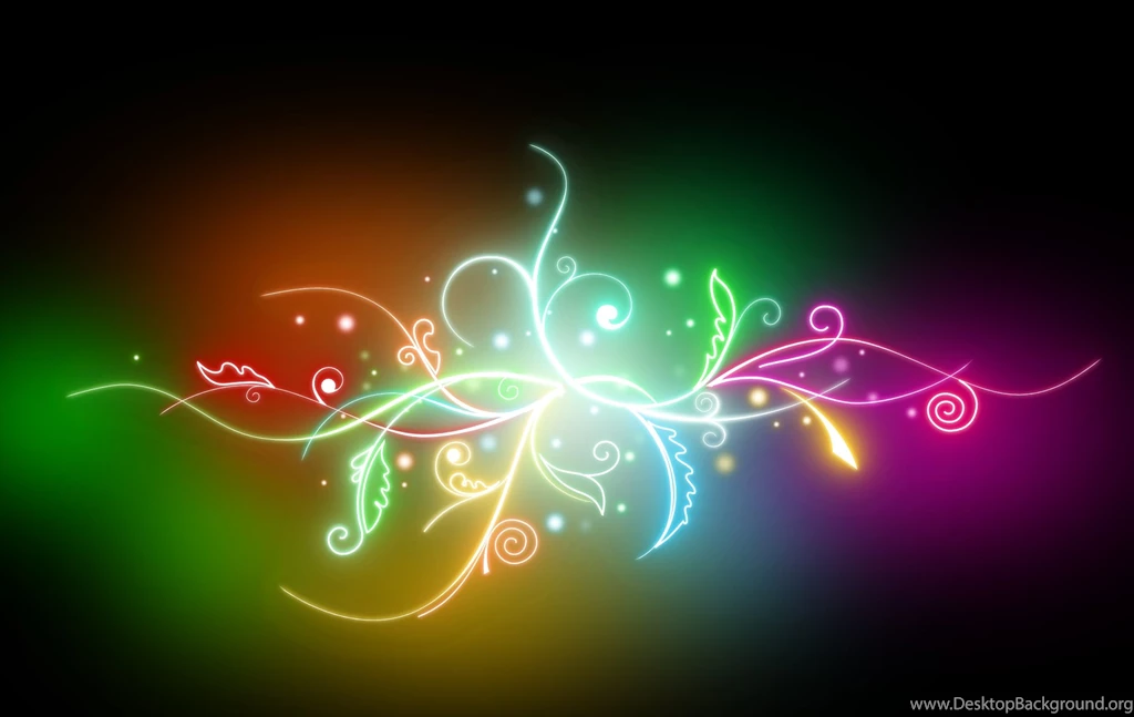 Neon Flower Full HD Wallpapers For Widescreen Wallpapers   Nekeran.com