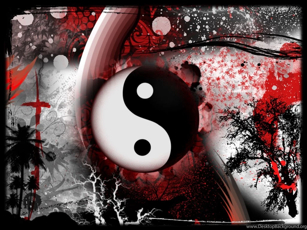 Yin yang red black wallpapers By Artistdesigner4 On DeviantArt