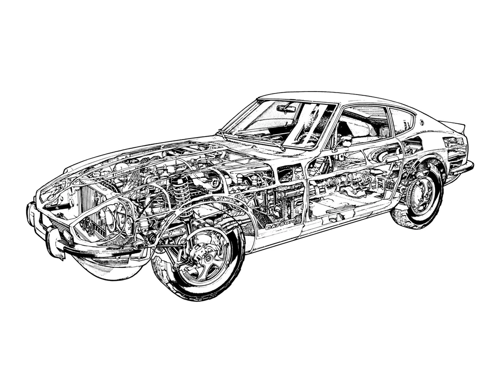 Datsun 240Z Interior Image