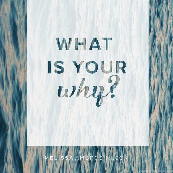 What Is Your Why?" Melissa Ambrosini